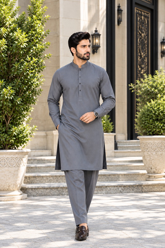 Premium Hard Cotton Winter Fabric for Men – Unstitched | Ruhaan Fabrics