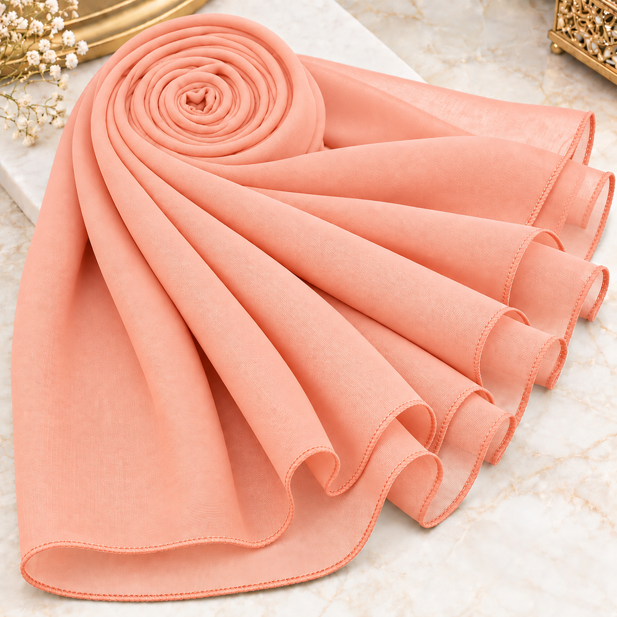 Premium Chiffon Stole | Soft & Elegant Finish