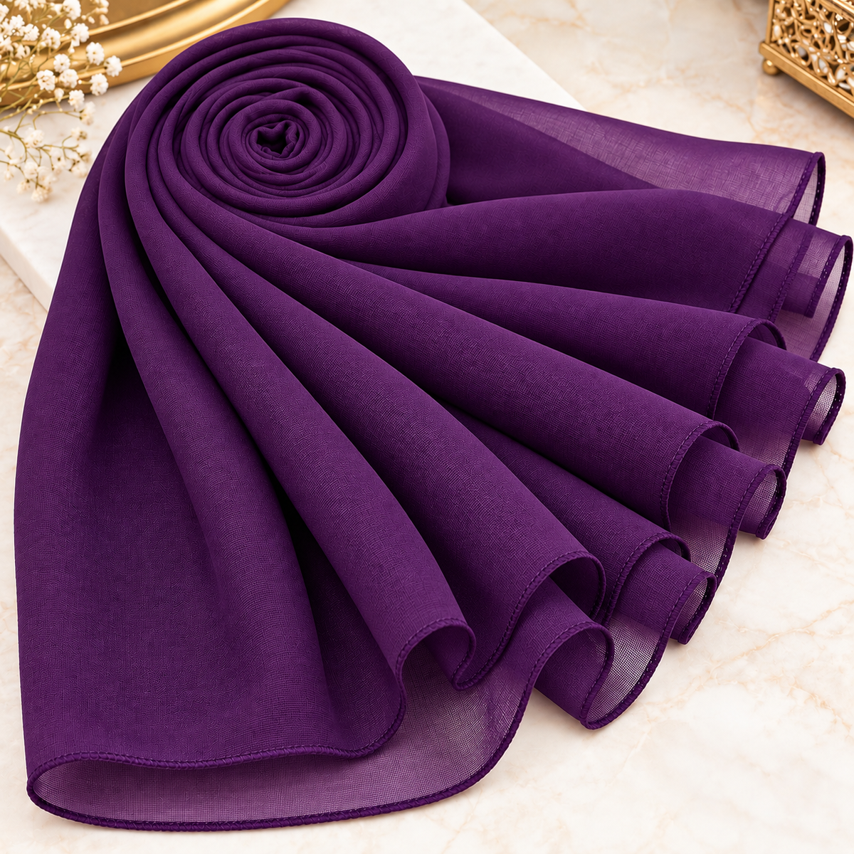 Premium Chiffon Stole | Soft & Elegant Finish