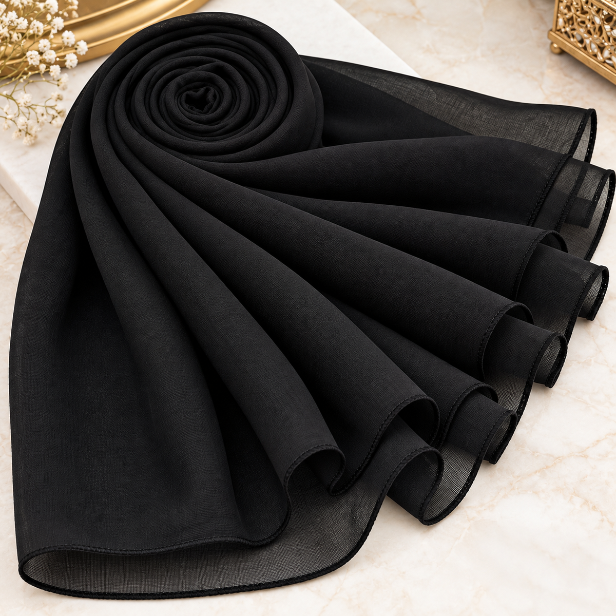 Premium Chiffon Stole | Soft & Elegant Finish