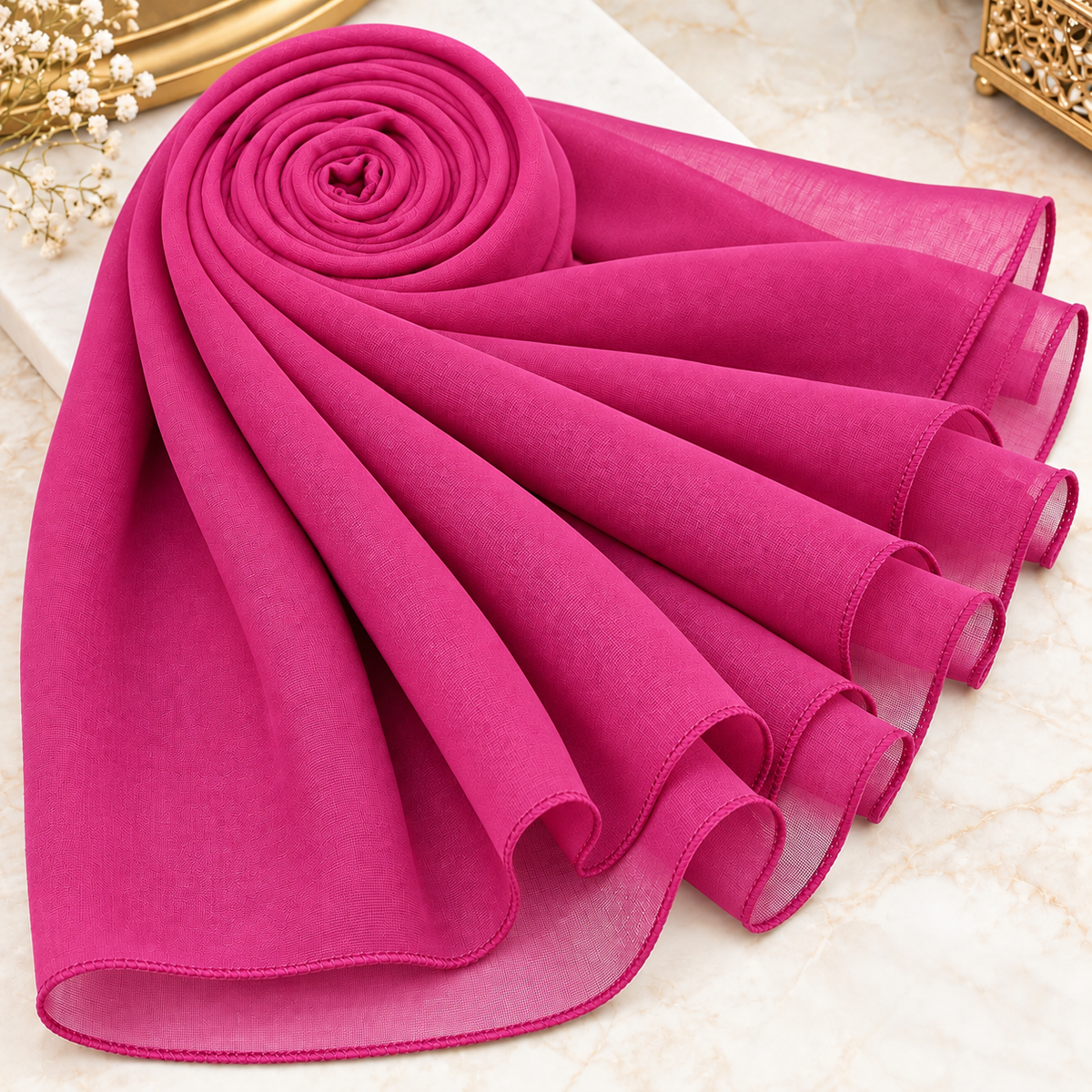 Premium Chiffon Stole | Soft & Elegant Finish